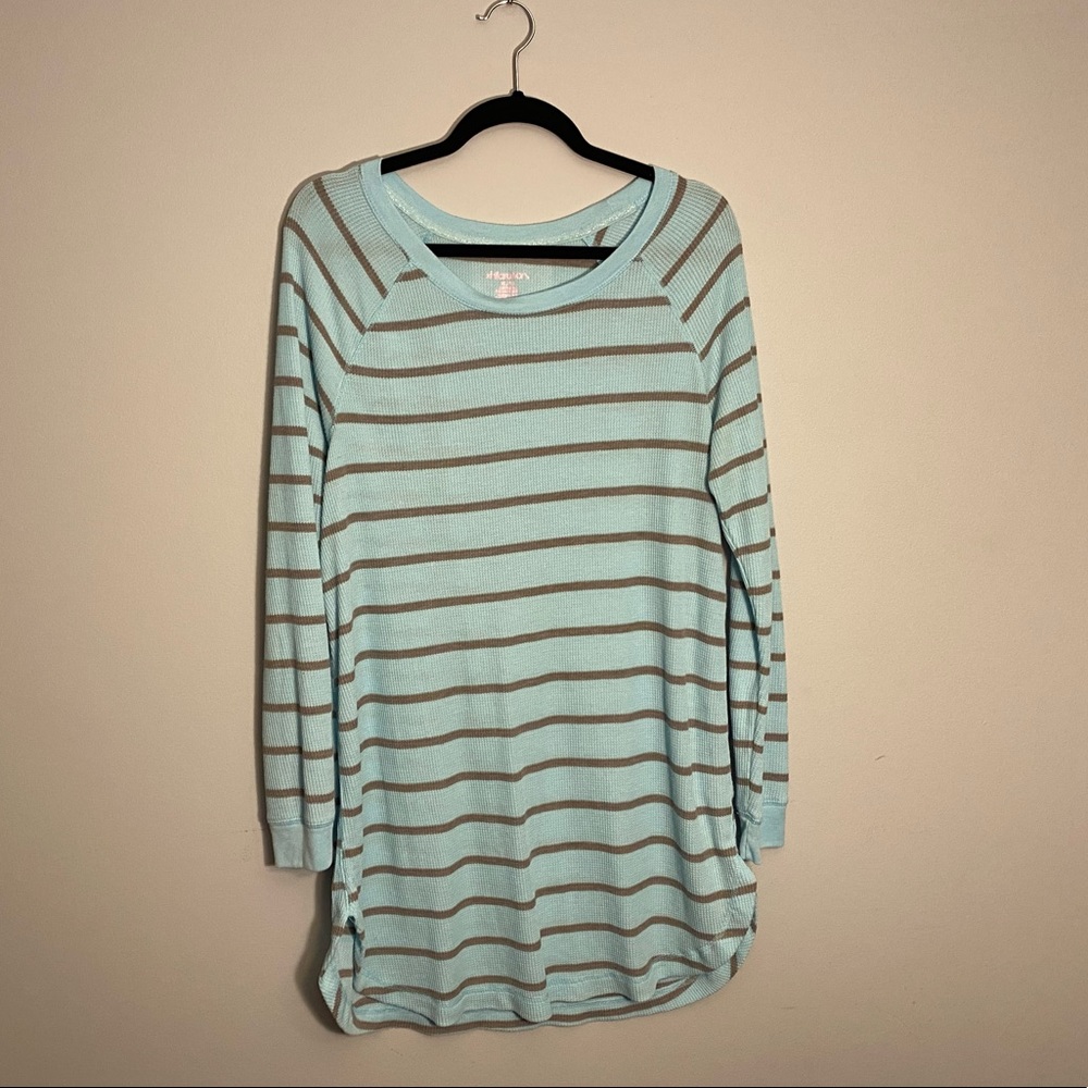 Striped night shirt